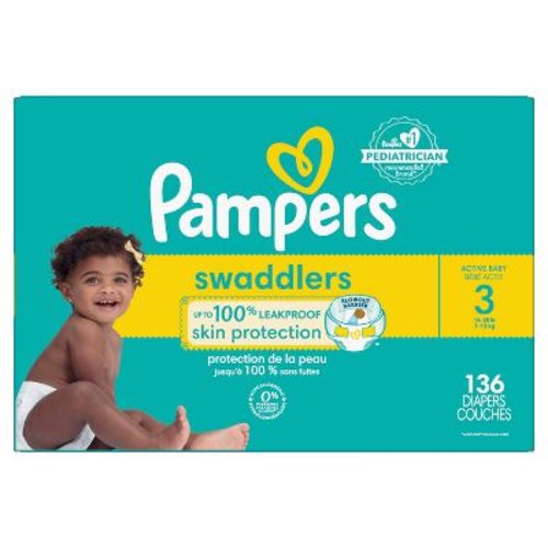 Pampers Swaddlers Soft Sensitive Skin Baby Diapers - (select Size And Count)