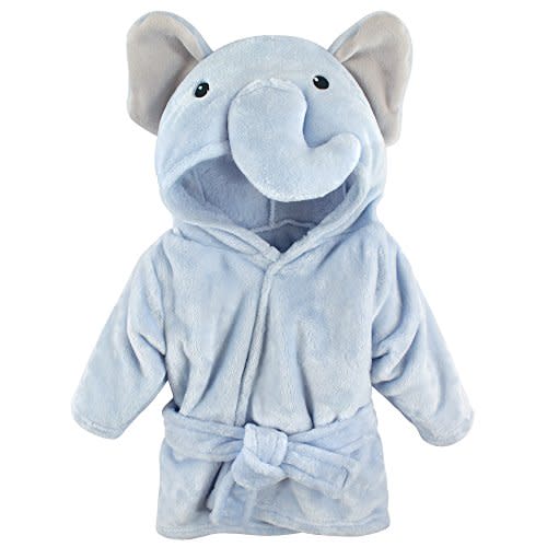 Hudson Baby Unisex Baby Plush Animal Face Bathrobe