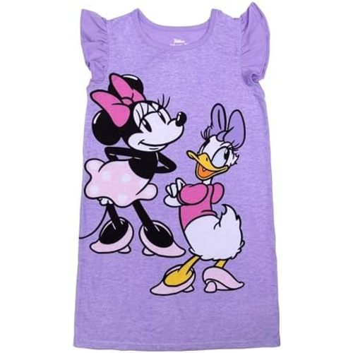 Disney Girls' Nightgown, Soft & Cute Pajamas for Kids