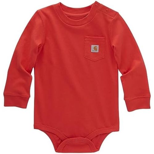 Carhartt Baby Long-Sleeve Pocket Bodysuit