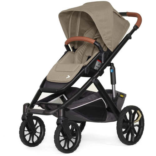 Veer Switch&Roll Luxe Single-to-Double Stroller Bundle with Leather Kit - Brown Mica
