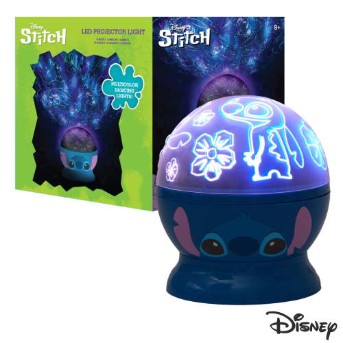 Disney Stitch Rotating Projector Lamp, 5.5"