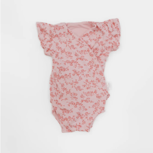 FLUTTER SLEEVE WINGED BODYSUIT