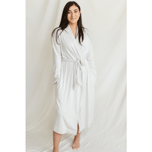 WOMENS ROBE | STORM GRAY