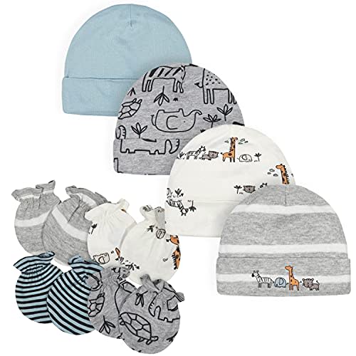 Gerber Baby Cap and Mitten Sets