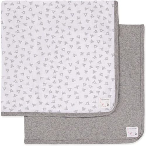 Burt's Bees Baby Infant Receiving Blankets, Made with 100% Organic Cotton - 2 Pack Set