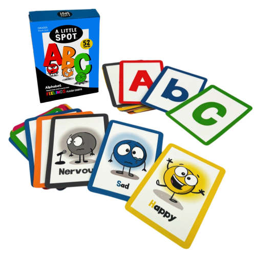 ABC Alphabet (uppercase and lowercase) Feelings FLASHCARDS