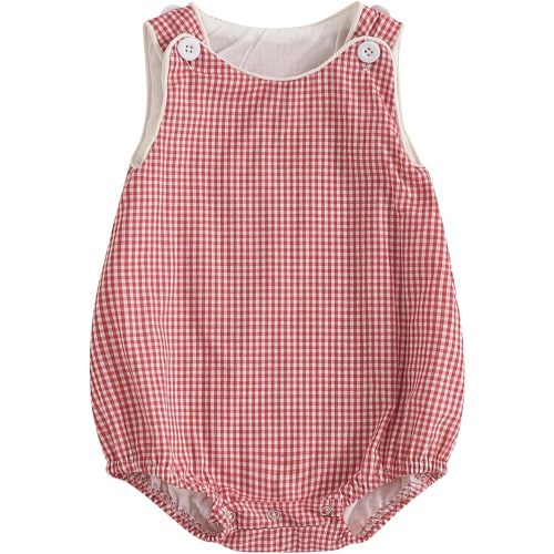 Kuriozud Unisex Newborn Baby Boy Girl Summer Clothes Sleeveless Bubble Romper Jumpsuit Overall Shorts Infant Clothing