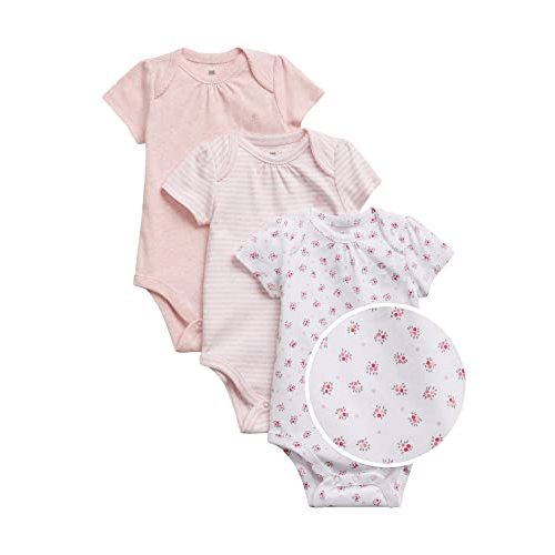 GAP unisex-baby 3-pack First Favourite Short Sleeve Bodysuit