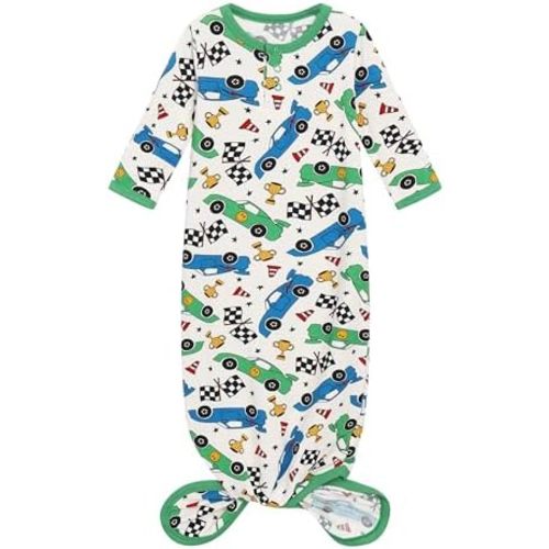 Unisex Baby Gowns Newborn Girl Boys Sleeper Gown Long Sleeve Sleep Bag Soft Viscose from Bamboo Nightgown