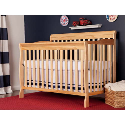 Dream On Me Ashton 5-in-1 Convertible Crib, Natural, Greenguard Gold and JPMA Certified