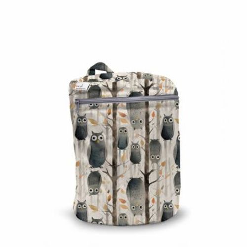 Kanga Care 3D Dimensional Seam Sealed Wet Bag Mini - Hoot Blue