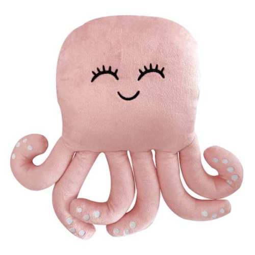 Tiny Dreamers Bubbly Octopus Plush Pillow, 14"