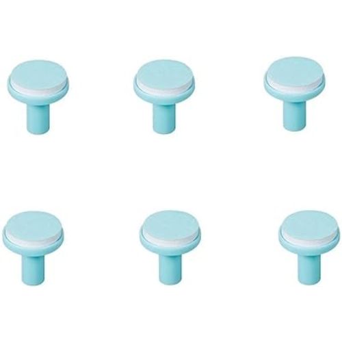 Baby Nail Trimmer Replacement Pads 6PCS Grinding Heads Polish Disc for Electric Nail File Clippers and Cutter Kit Blue for Children Kids 6 Moths Up