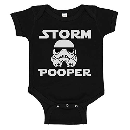 Ink Trendz STORM POOPER TROOPER Baby T-shirt One-Piece Infant Toddler Bodysuit Romper