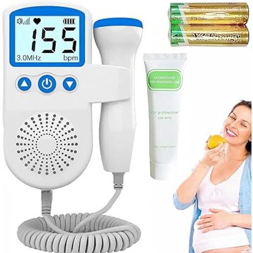 Fetal Heartbeat Doppler Pregnancy Accessories Portable Baby Monitor Heartbeat Bag Easy to Use at Home-K2