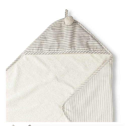 Striped Hooded Towel