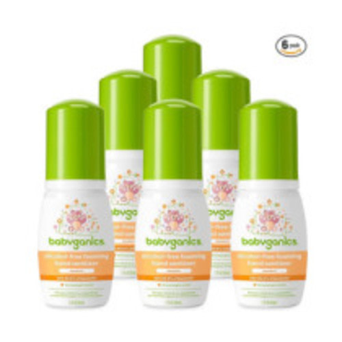 Babyganics Alcohol-Free Foaming Hand Sanitizer, Travel Size, Mandarin
