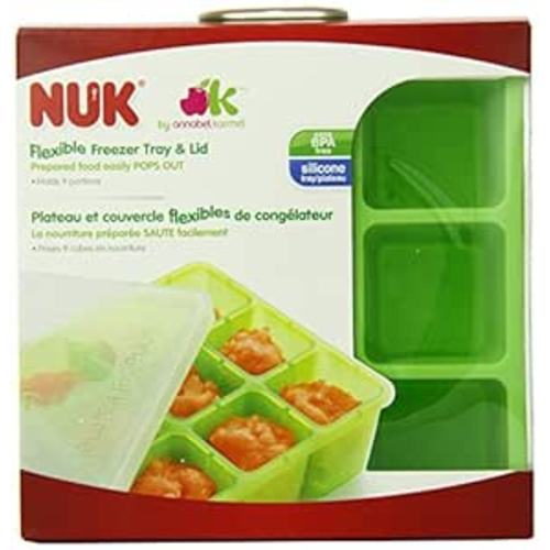 NUK Homemade Baby Food Flexible Freezer Tray and Lid Set - 1 Count (Pack of 1)