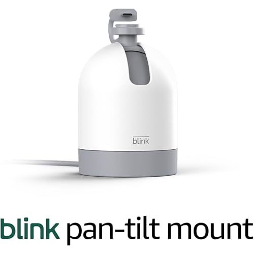 Blink Mini Pan-Tilt Mount | Rotating mount accessory for Mini indoor plug-in smart security camera (White)