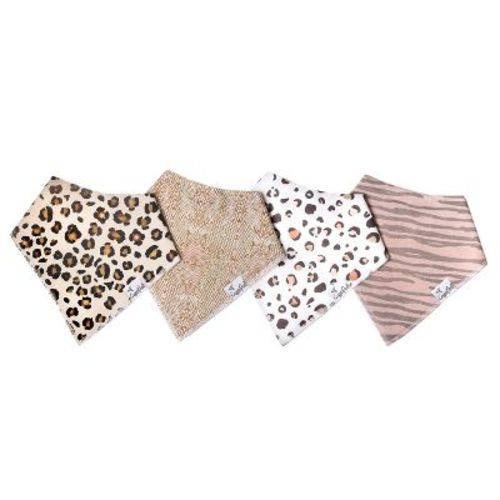 Copper Pearl Bandana Bib Set - Zara - 4pc