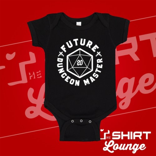 Future Dungeon Master Baby Bodysuit One Piece  D20 Tabletop - Etsy