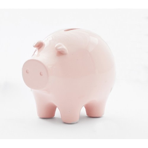 Mini Piggy Bank - Blush