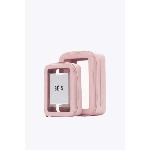 BÉIS Carry On Travel Organizer in Atlas Pink