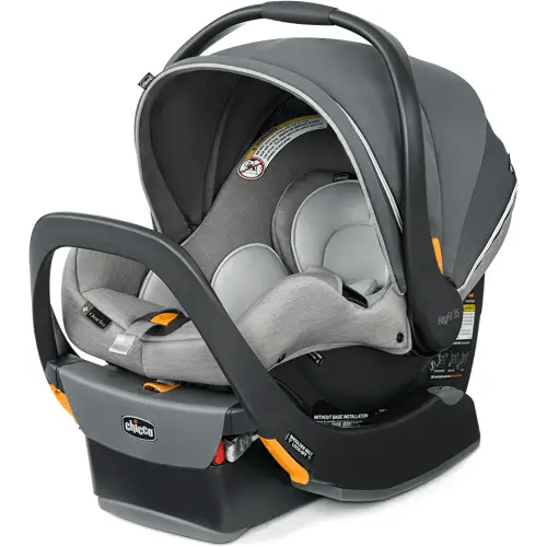 Chicco KeyFit 35 Zip ClearTex Infant Car Seat and Base - Rear-Facing for 4-35 lbs Infants, With Head/Body Support, Zip Shield, Compatible with Chicco Strollers