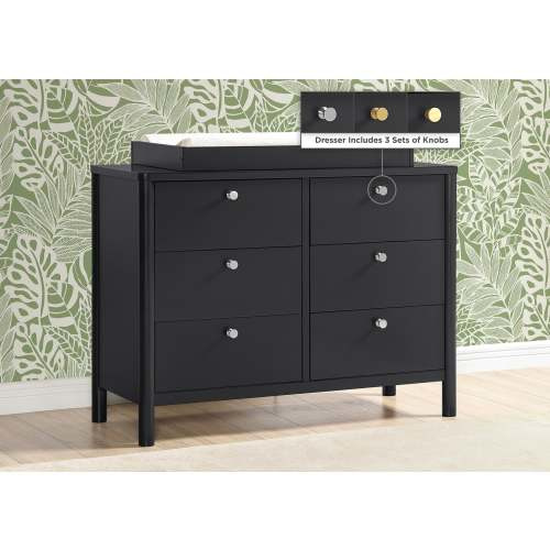 Brooks 6 Drawer Dresser with Interlocking Drawers
