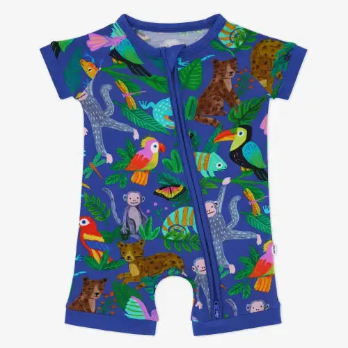 Jungle Jam Shorty Zippy | Little Sleepies