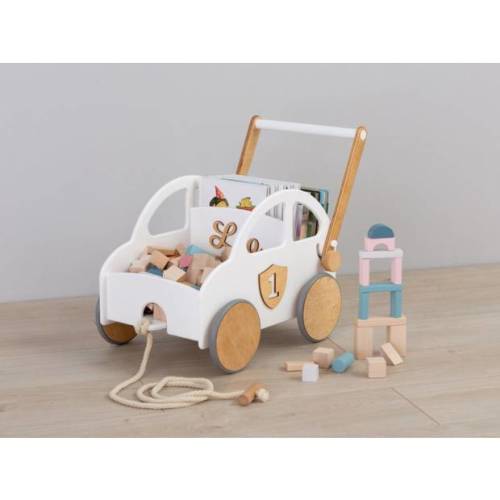 TukuTuk Wooden Push and Pull Learning Toddler Walker