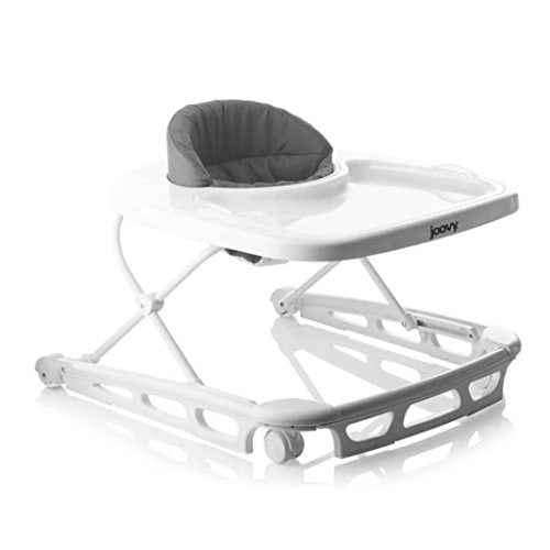 Joovy Spoon Walker, Adjustable Baby Walker, Activity Center, Charcoal