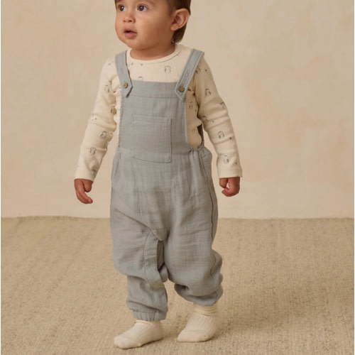 Baby Overall || Steel Blue – Quincy Mae