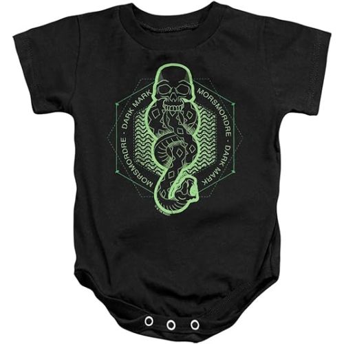 Popfunk Harry Potter Morsmordre Dark Mark Icon Unisex Infant Snap Suit for Baby
