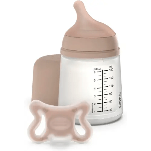 Suavinex Zero Zero Anti Colic Baby Bottle, No 1 Spanish Baby Bottle Brand,  Minimizes Bottle Rejection & Nipple Confusion, Perfect for Breastfeeding  Babies, Adaptable Flow, 6 oz, Fair : Baby 