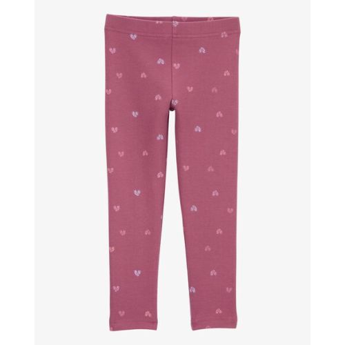 Baby Heart Print Stretch Leggings - OshKosh | Carter's