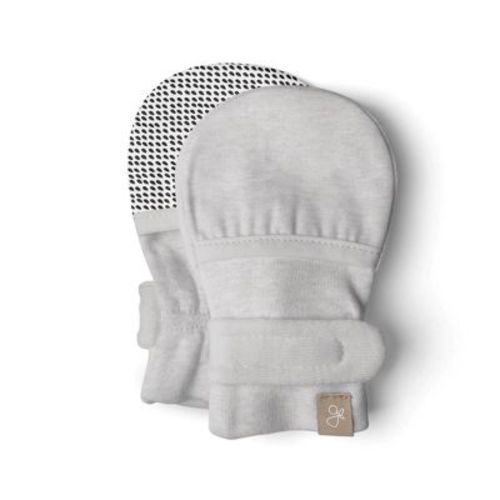 Goumi Stay On Baby Mitts - Storm Gray 0-3M