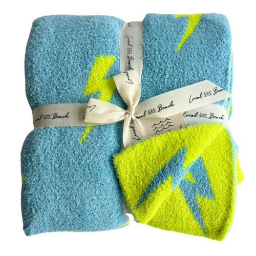 Baby Lightning Bolt Luxe Blanket