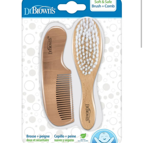 Dr. Brown's Soft and Safe Baby Brush + Comb