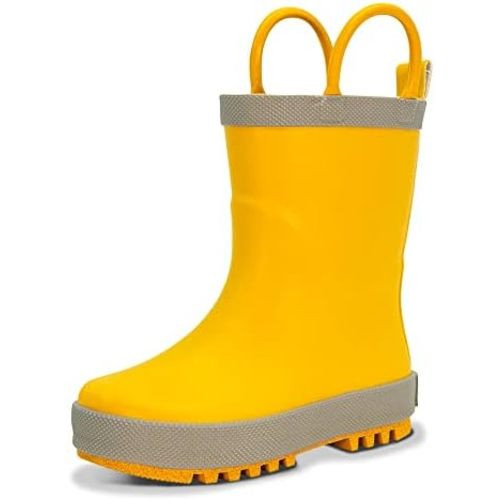 JAN & JUL Puddle-Dry Rain Boots for Toddlers and Kids