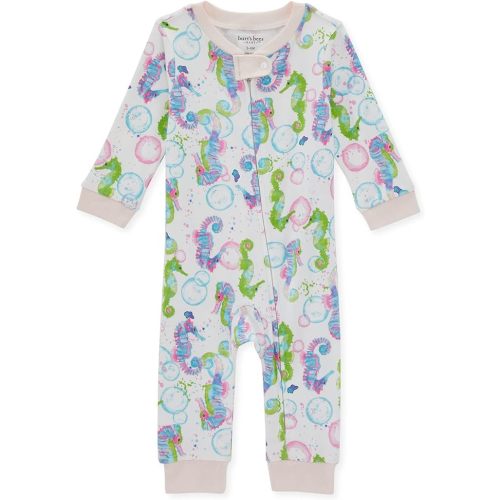 Burt's Bees Baby Baby Sleep and Play Pajamas - Swimming Seahorses