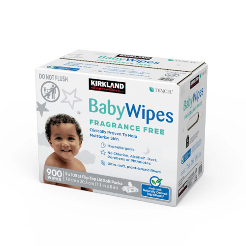 Kirkland Signature Baby Wipes 900-count