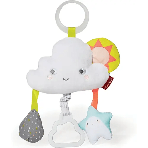 Skip Hop Baby Stroller Toy, Silver Lining Cloud Jitter, Cloud