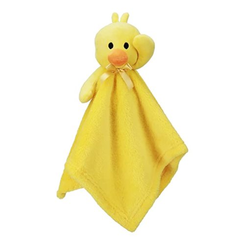 Pro Goleem Duck Security Blanket Soft Yellow Baby Lovey Unisex Lovie Baby Gifts for Newborn Toddler Snuggle Toy Stuffed Animal 16 Inch - Yellow Duck