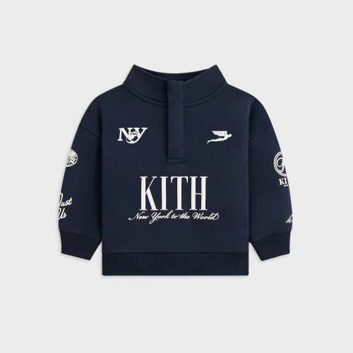 Kith Baby Logo Hunter Pullover - Nocturnal