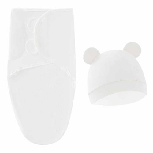 GPAECEAD Swaddle with Hat, Easy to Use, Infant Sleep Sack Wrap, 100% Cotton