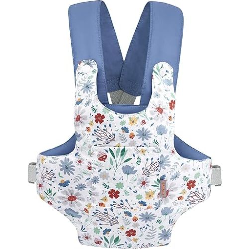GAGAKU Baby Doll Carrier for Toddler Toy Baby Carrier for Dolls Accessories Doll Carriers for Kids – Blue (Pinecones)