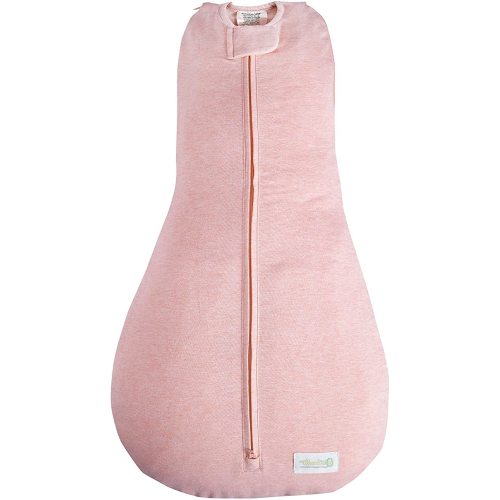 Woombie Grow with Me Baby Swaddle, Pink Posey Queen, 95% Cotton/5% Spandex, 0-18 Months