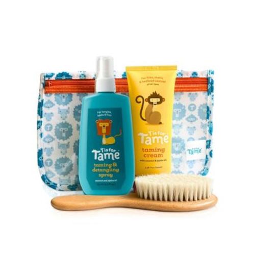T is for Tame - Hair Taming Cream, Spray and Natural Bristle Brush